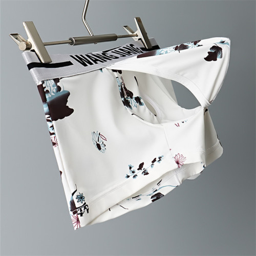 Space Warehouse U Convex Men‘s Underwear Chinese Style Summer Ice Silk Underwear Men‘s Independent Bag Underwear Men‘s Boxer