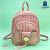 Backpack Women's Fashion Korean Style Mini Backpack New Versatile Women's Casual Travel Bag Simple Women's PU Leather