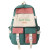 Backpack Wholesale Contrast Color Small Fresh Junior High School Student Preppy Style Schoolbag Wholesale Nylon Backpack