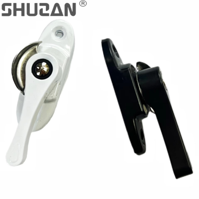 Aluminum Alloy Plastic Steel Lock Crescent Lock Sliding Door Translation Window Hook Lock Push-Pull Lock Locking Buckle