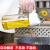 Lebo Lebo Meizi Large Capacity Glass Dust-Proof Leak-Proof Oil Pot Automatic Lid-Opening Oil Bottle Seasoning Bottle 