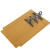 Clip with Wooden Board/Note Writing Board Clip Pad Wooden Folder Hanging Clip Binary Supply