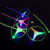 Hand Push Sky Dancers Toy Hand Push Flying Saucer Luminous Frisbee Creative Early Learning Children Education Stall Toy