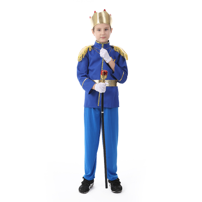 Children's Clothing Prince King Clown Character Dress up Cosplay Costume Masquerade Show Costume