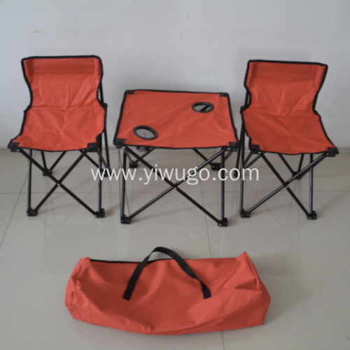 Solid Color Medium One-Piece Three-Piece Beach Fishing Outdoor Portable Camping Oxford Cloth Leisure Chair