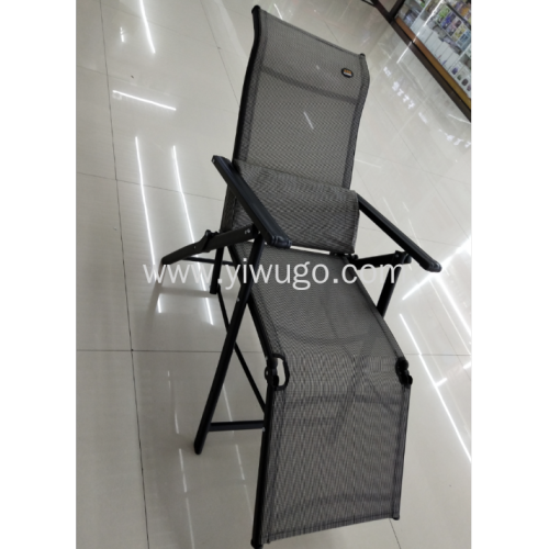 teslin tri-fold adjustable chair with waist pillow folding leisure beach chair office balcony courtyard leisure chair