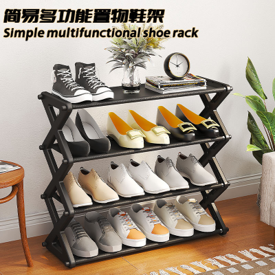 Multi-Layer Dustproof Shoe Rack DIY Assembly Shoe Rack Shoe Cabinet Multi-Purpose Storage Rack Dormitory Shoe Rack