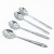 Factory Direct Supply Stainless Steel Rose Spoon Spoon Spoon Seasoning Spoon Children Spoon Coffee Spoon Four Pack
