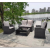 New Luxury Rattan Sofa Four-Piece Glass Table and Chair Leisure Balcony Garden Garden Rattan Suit
