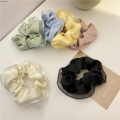 Large Intestine Hair Band Female Hairtie Hair Band Headdress Flower Hair Rope 2022 New High Sense Hairware Mori Fairy Beautiful