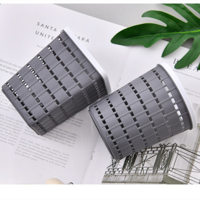 Factory Direct Sales New Plastic Storage Bucket round Pen Container Square Pen Container Wholesale Two Yuan Store Supply