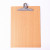Clip with Wooden Board/Note Writing Board Clip Pad Wooden Folder Hanging Clip Binary Supply