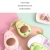 Avocado Small Handheld Fan Student Children Mini Cute Portable with Rechargeable Mute Dormitory Desktop Fan