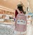School Bag Schoolbag Women's Bag Backpack Bag Japanese and Korean Style Junior High School Students Contrast Color Backpack