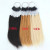 Factory Direct Supply Hairdressing Teaching Real Human Hair Full Human Hair Hair Band Practice Bleaching and Dyeing Color Card Dyeing Hair Strip