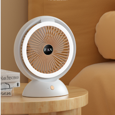 New Cross-Border Folding Fan USB Desktop Household Fan Portable Desktop Fan Electronic Fan