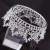 New European Style Cross-Border Hot Selling Amazon Wedding Headdress Accessories Rhinestone-Encrusted Heart-Shaped Bridal round Alloy Crown