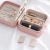 Simple Korean Creative Travel Portable Jewelry Box Ear Studs Earrings Jewelry Storage Box Leather Small Jewelry Bag