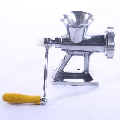 Small Household Stainless Steel Manual Meat Grinder Meat Chopper Meat Grinder Multi-Functional Sausage Filler One-Piece Delivery