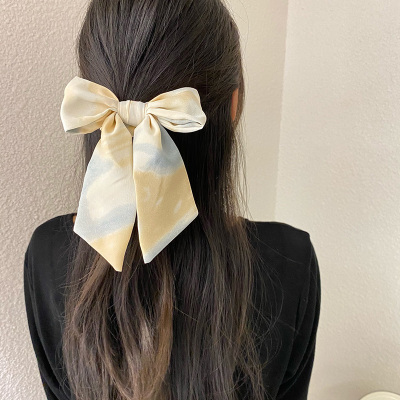 Bow Ribbon Headband Small Rubber Band Hair Band Female Hair Rope Leather Case 2021new Online Red Hair Ornament