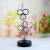 Creative Magnetic Chaos Permanent Motion Instrument Craft Decoration Home Office Desk Decoration Metal Double Layer Three Rings