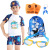 Jiehu Children's Swimsuit Boys and Girls Swimming Cap Swimming Goggles Seven-Piece One Piece Dropshipping Jh1890 Children's Swimsuit Set