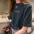 Korean Style Summer Loose round Neck Short Sleeve T-shirt Women's Letter Print Women's Top Wholesale Student Undershirt Women's Clothing