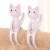 Alien Cat Cartoon Cat Sheets Clip Japanese Printing Cute a Pair of Hairclips Windproof Large Clip Clothes Drying Air Quilt Clothespin