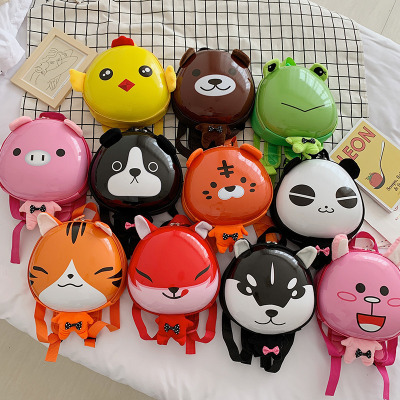 2022 New Children's Backpack Korean Style Kindergarten Backpack Wholesale Cartoon Cute Animal Bag Boys and Girls Backpack