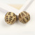 Korean Hot Sale Online Best-Selling Product Creative Spherical Geometric Handmade Bamboo Rattan Woven Earrings Pendant DIY Ornament Accessories