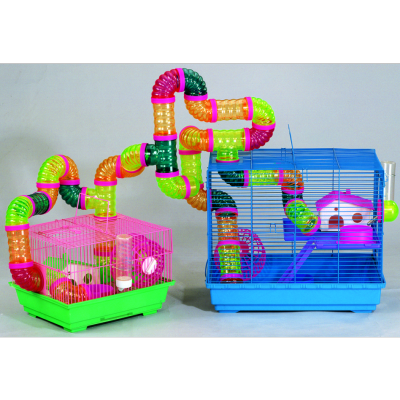 Luxury plus-Sized Plastic Runway Wire Hamster Cage