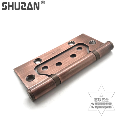 Sub-Mother Hinge Stainless Steel 4-Inch 5-Inch Thickened Mute Punch Free Slotted Wooden Door Furniture Hardware Accessories