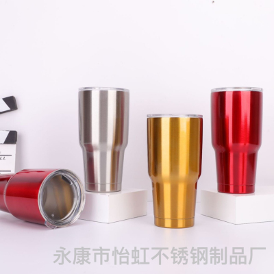 Stainless Steel 30Oz Large Capacity Cup 304 Stainless Steel Large Ice Cup Car Water Cup Coffee Cup