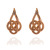 Retro Ethnic Style Creative Hand Weaving Hollow Rattan Earrings Accessories European and American Bohemian Earrings Accessories