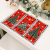 Christmas New Ornament Supplies Knitted Fabric Placemat Creative Knitted Placemat Tablecloth Old Man Small Tree Placemat
