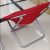 Solid Color Big Moon Chair 25 Tube Bold Folding Chair Home Leisure Chair Color Variety in Stock