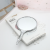 Beauty Salon Special Cosmetic Mirror Female Handle Tattoo Dental Handheld Hand-Held Portable Portable Single-Sided Small Mirror round