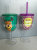 Manufacturers Supply Portable Double-Layer Cup with Straw Goblet Cartoon Cute Plastic Cup Daily Necessities Custom Logo