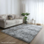 Super Soft Gradient Tie-Dyed Carpet Rug Silk Wool Floor Mat Bedroom Living Room Bedside Carpet Long Wool Floor Mat