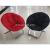 Solid Color Big Moon Chair 25 Tube Bold Folding Chair Home Leisure Chair Color Variety in Stock