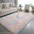 Wholesale Silk Wool Carpet Gradient Living Room Sofa Floor Mat Bedroom Bedside Plush Tie-Dyed Printed Carpet