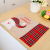 Cross-Border New Christmas Decoration Checked Cloth Patch Placemat Elk Rudolph Christmas Dining Table Cushion Heat Proof Mat
