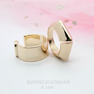 European and American Exaggerated and Personalized Index Finger Ring Female Japanese and Korean All-Match Elegant Ring Hipster Opening Ring Fashion Ring Bracelet