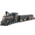 Classical Smoke Train Children's Electric Train Set Track Retro Steam Train Model Toy Boy