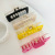 Summer Contrast Color Sweet Grip Girl Jelly Color Hair Claw Back Head Updo Korean Style Shark Clip Hair Accessories D722