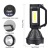 New Cob Solar Torch Led Strong Light Rechargeable Hand Lamp Household Emergency Light Hand-Held Flashlight