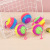 New Flashing Light 10cm Four-Color Acanthosphere + Rope Plastic Plastic Decompression Toy Children's Educational Toys Strange Toys