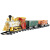 Smoke Train Simulation Electric Lamplight Track Model Toy Small Train Steam Train Toy Boy Manufacturer