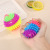 New Flashing Light 10cm Four-Color Acanthosphere + Rope Plastic Plastic Decompression Toy Children's Educational Toys Strange Toys