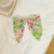 Summer New Printed Fabric Bow Hairpin Super Fairy Head Clip Spring Gap Former Red Back Head Hairpin Female D697